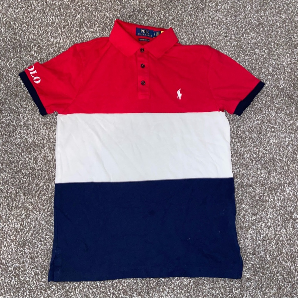 POLO RALPH LAUREN MENS SHIRT, SIZE SMALL